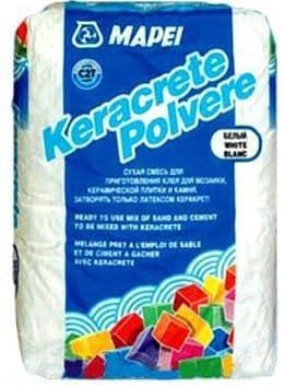 Mapei Keracrete белый Клей плиточный 25 кг