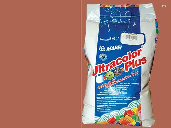 Mapei Ultracolor Plus №  145 затирочная смесь (Охра) 5 кг