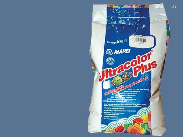 Mapei Ultracolor Plus №  172 затирочная смесь (Небесно-голубой) 5 кг