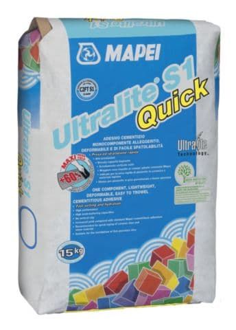 Mapei Ultralite S1 QUICK белый Клей плиточный 15 кг