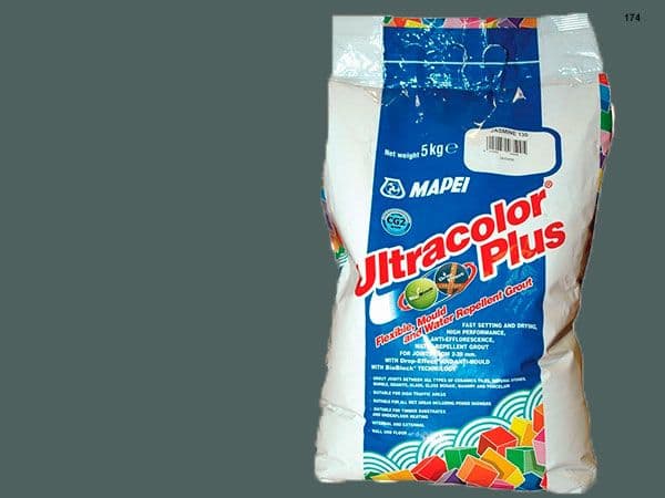 Mapei Ultracolor Plus №  174 затирочная смесь (Торнадо) 5 кг