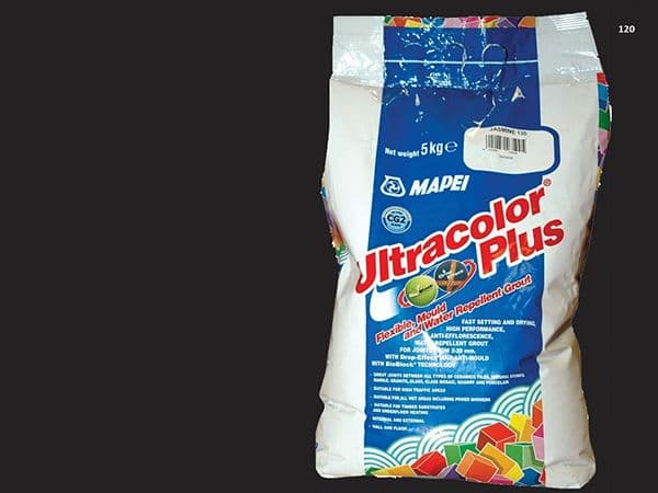 Mapei Ultracolor Plus №  120 затирочная смесь (Черный) 5 кг