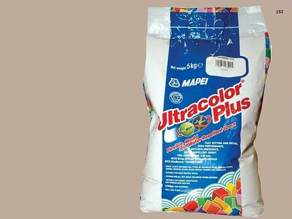 Mapei Ultracolor Plus №  132 затирочная смесь (Бежевый 2000) 5 кг