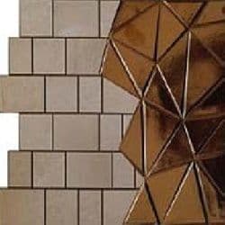 Gardenia Orchidea Concept Stone Nero Mosaico Mix Muretto Triangoli Мозаика 40x40 см