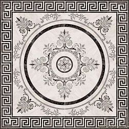 Absolut Keramika Nero Roseton 4 Панно 45x45 см