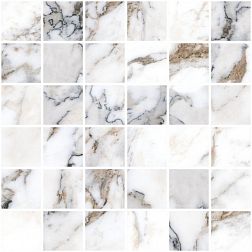 Vitra Marble-X K949879LPR1VTE0 Мозаика Бреча Капрайа Белый ЛПР 30x30 (5x5) см