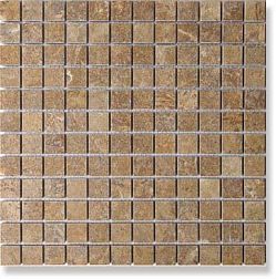 Chakmaks Mosaic Anatolian Stone 23х23 Noce Мозаика 30,5х30,5 (2,3х2,3) см