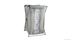 Корзина для белья Fixsen Loft Style складная серая (FX-1023)