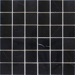 Starmosaic Wild Stone Black Polished (JMST056) Мрамор Мозаика 30,5х30,5 (4,8х4,8)