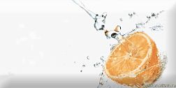 Absolut Keramika Fresh Orange Декор 10х20 см