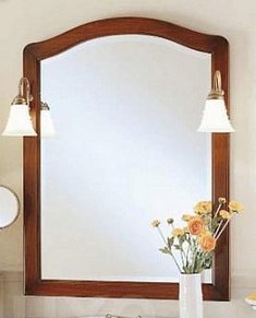 Зеркало Labor Legno Victoria в деревянной раме арт. H 0/85, вишня, 85*100*3 см