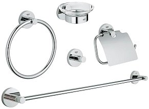 Grohe Essentials 40344001 Набор аксессуаров 5 предметов хром