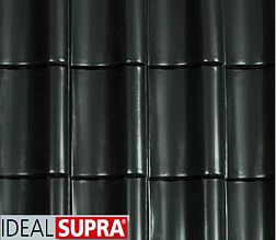 Laumans Ideal Supra Черепица рядная Nr. 20 Schwarz Матовая глазурь 47,8х28,8х7,5 см