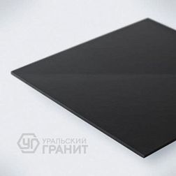 Уральский гранит Керамогранит неполированный UF019 черный,моноколор 60х60