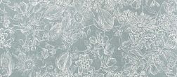 Marca Corona Mirabilia J140 Floral Bay Синяя Матовая Настенная плитка 50x120 см