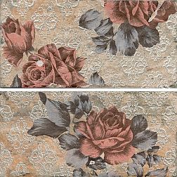 Serenissima Cir Inserto Vintage Roses South Side (комп/2шт) 10х20 см