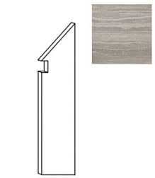 Atlas Concorde Marvel Pro Travertino Silver Battiscopa Sag. DX Плинтус 7,2x30 см