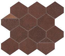 Atlas Concorde Blaze Corten Mosaico Nest (9BNC) Глазурованная керамическая плитка 25,8х29,4 см