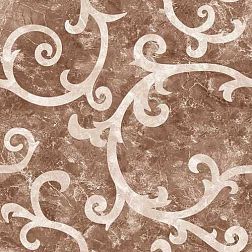 Eurotile Taptal 724 Brown Коричневая Глянцевая Напольная плитка 49,5х49,5 см