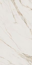 Abkstone Calacatta Gold Lux 6 mm Бежевый Полированный Керамогранит 163,5x323 см