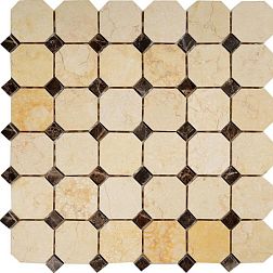 Primacolore Marmo MN184MLC Мозаика 4,8х4,8+1х1 30х30 см