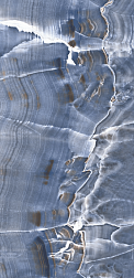 Flavour Granito Rossa Onyx Blue High Glossy Синий Полированный Керамогранит 60x120 см