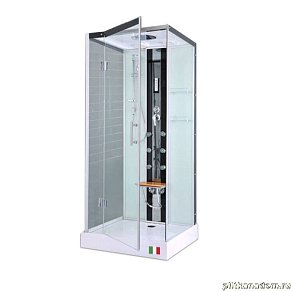 Maroni Ravenna WLA-032S Душевая кабина, стекло прозрачное 90x90x210