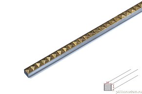 Juliano Декоративные вставки JS1206 Stella Gold 1,2х244 см