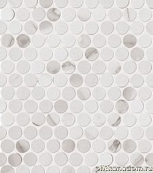 Fap Ceramiche Roma Diamond Statuario Round Gres Мозаика 29,5х32,5 см