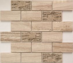 NS-mosaic Stone series KP-719 Мозаика 29,8х29,8 (4,8х9,6) см