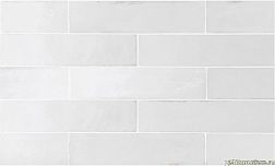 Equipe Tribeca Gypsum White Белый Полированный Настенный Керамогранит 6x24,6 см