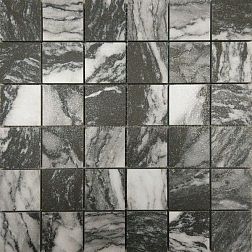 Azteca Ceramica Domino MSCDSBL Soft Black Черная Лаппатированная Мозаика 30х30 (4,8х4,8) см