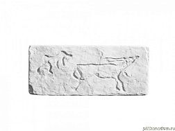 UniStone Наскальная живопись 3 Белый Вставка 14,4х29,4x2,3 см