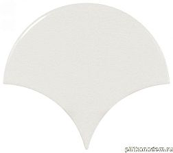Equipe Scale Fan White Настенная плитка 10,6х12 см