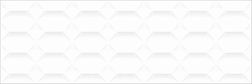Gravita Satin White Hexa Настенная плитка 30х90 см