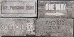 Serenissima Cir New York Road Signs Mix Wall Street Декор 10х20 см