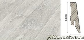 Плинтус Kronotex Ktex1 МДФ 58x19 мм D 2800