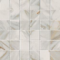 Fap Ceramiche Roma Gold Calacatta Oro Белая Полированная Мозаика 30,5х30,5см