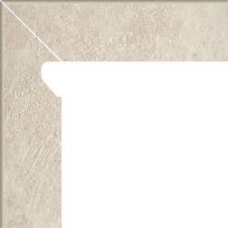 Paradyz Scandiano Beige Левый Плинтус 8,1x30 (Из двух частей) см