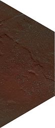 Paradyz Semir Brown Trapez Декор напольный 12,6х29,6 см