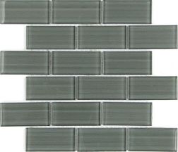 Caramelle Impressioni Mattoni Grigio Мозаика 30х30 (5х10) см