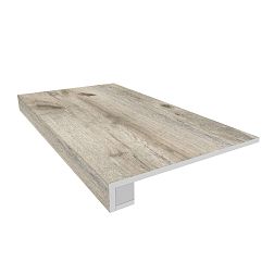 Ametis Daintree DA03 Dark Grey Серая Неполированная + Подступенок (14,5x120) Ступень 33х120 см
