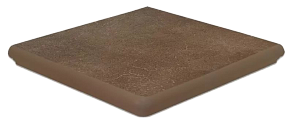 Interbau Nature Art 124 R10 Umbra Braun Ступень угловая 32х32 см