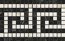 Atlas Concorde Marvel Pro Noir-Cremo Greca Mosaico Мозаика 18,5x30 см