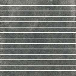 Iris Ceramica Hard Leather Mosaico List. Slate Мозаика 2,1х30 30x30 см