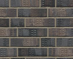 Muhr Nr. 15F Schwarz-bunt Edelglanz bes. Fußs. Клинкерный кирпич DF 24x11,5x5,2 см