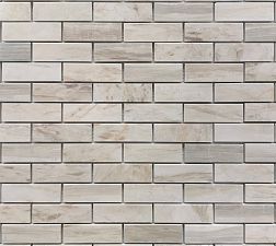 Caramelle Pietrine 7 мм Nuvola Rosato Pol Бежевая Полированная Мозаика 29,8х29,8х0,7 (2,3х7,3) см