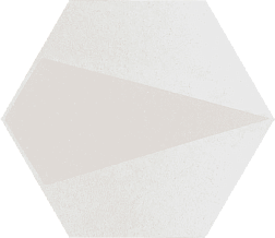 Paradyz Esagon Concrete Silver B Декор 19,8х17,1 см