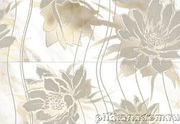 Eletto Ceramica Calacatta Oro Floris Бежевое Глянцевое Панно 24,2х70 (Из 2-х плиток) см