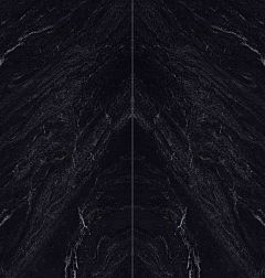 Zodiac Ceramica Galaxy Black Черный Глянцевый Керамогранит 160x320 см